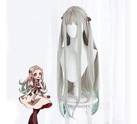 LINLINCD Cosplay Wig Anime Jibaku Shounen Hanako Kun Nene Yashiro Long Wig Cosplay Costume Heat Resistant Synthetic Hair Women Party Wigs as Photo