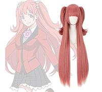 LINLINCD Cosplay Wig Anime Kakegurui Compulsive Player Cosplay Wigs Runa Yomozuki Ririka Momobami Cosplay Wigs Heat Resistant Synthetic Wig + Cap Australia Ha0752