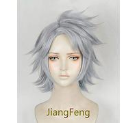 LINLINCD Cosplay Wig Anime My Boku No Hero Academia Tetsutetsu Tetsutetsu Cosplay Wig Heat Resistant Synthetic Hair Wigs + Track + Wig Cap