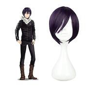 LINLINCD Cosplay Wig Anime Noragami Yato Wig Cosplay Costume Men Short Heat Resistant Synthetic Hair Wigs Noragami