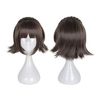 LINLINCD Cosplay Wig Anime Persona 5 Makoto Niijima Wig Cosplay Costume Women Short Synthetic Hair Halloween Party Wigs