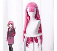 LINLINCD Cosplay Wig Anime We Never Learn Together Kirisu Mafuyu Cosplay Wigs Long Pink High Temperature Hair Halloween Party Costume Role Play Wig