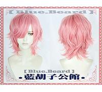 LINLINCD Cosplay Wig Biamoxer Anime Yarichin Bu Club Ayato Yuri Pink Curly Wig Cosplay Halloween Role Play