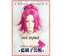 LINLINCD Cosplay Wig Biamoxer FGO Fate Grand Order Extra Cosplay Wig Francis Drake Long Pink Synthetic Hair for Adults Not Styled