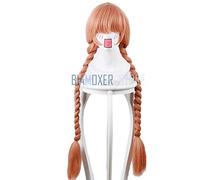 LINLINCD Cosplay Wig Biamoxer Mahou Shoujo Ikusei Keikaku Tsubame Murota Cosplay Wigs 100 cm Long Heat Resistant Synthetic Hair Perucas Cosplay Wig Orange