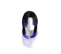 LINLINCD Cosplay Wig Demon Slayer Kimetsu no Yaiba Kochou Shinobu Wig Cosplay Costume Heat Resistant Synthetic Hair Women Cosplay Wigs