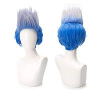 LINLINCD Cosplay Wig Descendants 3 Hades Short Wig Cosplay Costume Heat Resistant Synthetic Hair Men Carnival Party Wigs
