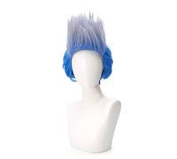 LINLINCD Cosplay Wig Descendants 3 Hades Short Wig Cosplay Costume Heat Resistant Synthetic Hair Men Halloween Party Role Play Wigs