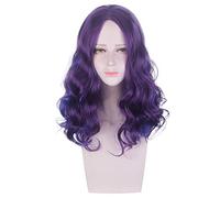LINLINCD Cosplay Wig Descendants 3 Times Wig Cosplay Costume Women Fashion Wave Curly Wigs Halloween Party Heat Resistant Synthetic Hair