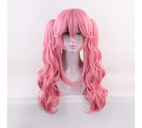 LINLINCD Cosplay Wig Fate/Grand Order Servant Cosplay Wig with Clip on Ponytails Tamamo No Mae Pink Hairpiece Anime Costume Wigs for Women Kumz5439 Ku129