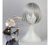 LINLINCD Cosplay Wig Female's Bobo Short Synthetic Hair High Temperature Fibre Cosplay Grey Wigs Peruca Anime Zootopia Judy Rabbit Bunny + Wig Cap Kuzz0131