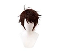 LINLINCD Cosplay Wig Haikyuu !! Cosplay Tsukishima Kei Hinata Shoyo Nishinoya Yuu Oikawa Tooru Kozume Kenma Kageyama Tobio Miya Atsumu Miya Osamu Wig Nishinoya Yuu