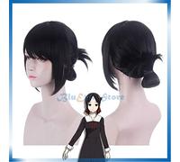 LINLINCD Cosplay Wig Kaguya-sama: Love is War Shinomiya Kaguya Cosplay Wig Heat Resistant Synthetic Hair Halloween Role Play for Adults Free Wig Hat