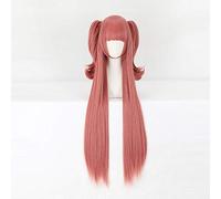 LINLINCD Cosplay Wig Kakegurui Yumemite Yumemi Cosplay Wigs for Women Long Straight Heat Resistant Synthetic Hair Claw Clip Ponytail Anime Party Wig Yumemite Yumemi