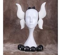 LINLINCD Cosplay Wig Kanna VEVEFHUANG Dragon Kamui Kobayashi-san Chi No Maid Cosplay Colour Gradient Wigs Peluca Horns Headdress Hair Accessories Only Accessories