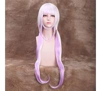 LINLINCD Cosplay Wig Kanna Vevefhuang Dragon Kamui Kobayashi-san Chi No Maid Cosplay Colour Gradient Wigs Peluca Horns Headpiece Hair Accessories Only Wig