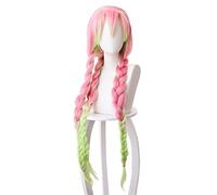 LINLINCD Cosplay Wig Kanroji Mitsuri Kamado Nezuko Wigs Demon Slayer Kimetsu no Yaiba Cosplay Wigs Zenitsu Agatsuma Golden Short Hair Kochou Shinobu B