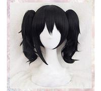 LINLINCD Cosplay Wig Love Life! Love Live Cosplay Wig Nico Yazawa Costume Play Adult Wigs Halloween Anime Hair + Wig Cap Black