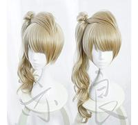 LINLINCD Cosplay Wig Love Live Minami Kotori Long Curly Linen Flax Heat Resistant Hair Cosplay Costume Wig + Free Wig Cap