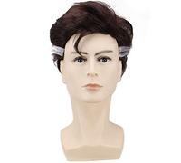 LINLINCD Cosplay Wig Movie Doctor Strange Dark Mix White Comic Con Stephen Weird Cosplay Wig Party Carnival Synthetic Hair Wig B200
