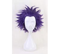 LINLINCD Cosplay Wig My Boku No Hero Academia Shinsou Hitoshi Shinso Purple Cosplay Wig My Boku No Hero Acad
