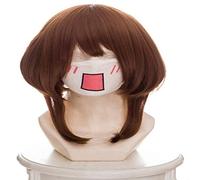 LINLINCD Cosplay Wig My Hero Academia Liri Michako Brown Inner Buckle Cosplay Anime Wig