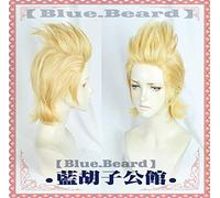 LINLINCD Cosplay Wig My Hero Academia Mirio Togata Short Golden Blonde Heat Resistant Hair Cosplay Costume Wig + Free Wig Cap