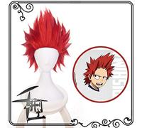 LINLINCD Cosplay Wig My Hero Academia Todoroki Shoto Women Long Wig Cosplay Costume Boku No Hero Academia Red and White Hair Halloween Party Wigs D