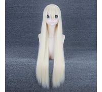 LINLINCD Cosplay Wig Never: Automatic A2 Silver/Light Gold Long Wig Cosplay Costume YoRHa Type A No. 2 Women Synthetic Hair Halloween Party Wigs 1