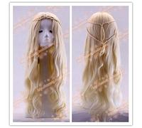 LINLINCD Cosplay Wig New Game of Thrones Daenerys Targaryen Cosplay Wig Synthetic Hair 75 cm Long Wavy Dragon of Mother Wig Halloween Party Use