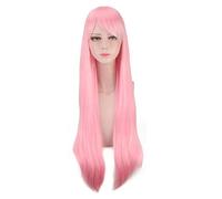 LINLINCD Cosplay Wig Re: Life in a World Other Than Zero Rem Ram Blue Pink Long Wig Cosplay Costume Heat Resistant Synthetic Hair Women Wigs Pink