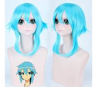 LINLINCD Cosplay Wig Sword Art Online Yuuki Asuna Wigs Alicization Kirito Cosplay Wig Eugeo Asada Shino Heat Resistant Synthetic Hair Wig + Wig Cap Asada Shino