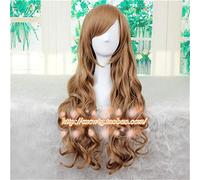 LINLINCD Cosplay Wig Tiger Dragon Toradora! Aisaka Taiga Cosplay Wigs Long Light Curly Wavy Heat Resistant Synthetic Hair Perucas Cosplay Wig