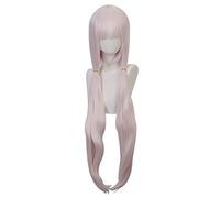 LINLINCD Cosplay Wig Vanilla Wig Nekopara Cosplay Wig Women Pink 100 cm Heat Resistant Synthetic Hair Vanilla France Vanilla Wig