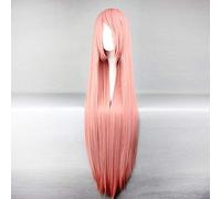 LINLINCD Cosplay Wig Vocaloid Megurine Luka Long Wig Cosplay Costume Women Heat Resistant Synthetic Hair Wigs + Wig Cap Straight