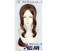 LINLINCD Da Vinci FGO Caster Lily Cosplay Wig Fate Stay Night Sabre Lily Brownish Red Hair Wig + Free Wig Cap Only Wig