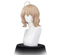 LINLINCD Diocos Cosplay Wig Anime Invented Inference Wigs Kotoko Iwanaga Cosplay Wig Heat Resistant Synthetic Wig Short Curly Hair + Wig Cap Wig