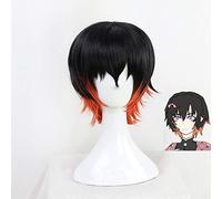 LINLINCD DIOCOS Demon Slayer Cosplay Wig Kimetsu no Yaiba Kamado Nezuko Kanroji Mitsuri Cosplay Wigs Men Women Short Wig B
