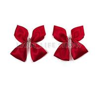 LINLINCD Ereshkigal Irkalla Cosplay Wig Cosplay Fate / Large Order Lancer Tohsaka Rin Red Bow Headwear Cosplay Accessories Hair Circle 4 Pieces Bow
