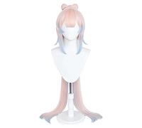 LINLINCD -Game Genshin Effect Cosplay Kokomi Wigs Sangonomiya Kokomi Long Gradient Synthetic Hair Pelucas Anime Cosplay Wig + Wig Hat