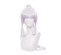 LINLINCD - Game Genshin Effect Kamisato Ayaka Wig Anime Long Wig Girls Hair Props Halloween Party Role Play Accessories