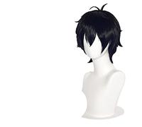 LINLINCD - Izumi Miyamura Cosplay Horimiya Cosplay Hori San to Miyamura Kun Wig Blck Blue Wig Cosplay Anime Heat Resistant Synthetic Wig