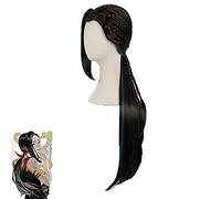 LINLINCD - Jamil Viper Cosplay Twisted Wonderland Cosplay Women Long Braid Black Wig Cosplay Anime Cosplay Heat Resistant Synthetic Wigs