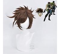 LINLINCD JoJos Cosplay Wig Bizarre Adventure Joseph Joestar Cosplay Wig Joseph Joestar Styled Role Play It Hair Unity