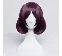 LINLINCD Kakegurui Cosplay Wig Compulsive Gambler Midari Ikishima Cosplay Wig Heat Resistant Hair Cosplay Costume Wigs + Wig Cap Only Wig