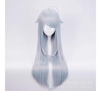 LINLINCD Kani Nayuta Cosplay Wig Anime One Sister Is All You Need Cosplay Wigs Women/Girls Halloween Carnival Long Hair 80 cm + 31.49 Inches + Wig Cap Blue Grey