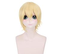LINLINCD Kano Shuuya Cosplay Wig Short Wig Cosplay Costume Kagerou Project MekakuCity Actor Men Heat Resistant Hair Halloween Party Wigs