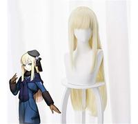 LINLINCD Ku-Z235 Cosplay Wig Destiny Great Order Fgo Pure Archisorte Lord El-Melloi Ii-Sei No Jikenbo Cosplay Wigs Straight Blonde Anime Costume Wig