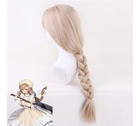 LINLINCD Kumz5191 Cosplay Wig Cells at Work Wigs Macrophage Cosplay Wig 75 cm Light Blonde Braids Synthetic Hair Anime Costume Wig for Women