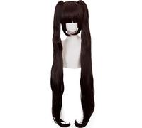 LINLINCD Nekopara Cosplay Wig Chocolate Wig Anime Cosplay Wig Women Chocolate 100 cm Heat Resistant Synthetic Hair NEKOPARA Cosplay Hair + Hair Net as Photo